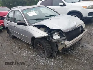 2001 Honda Civic LX z VIN 1HGES16521L010975, wystawiony jako IAAI lot #42350924 z przebiegiem 284 116 mil mil oraz . Historia ofert i sprzedaży dostępna na DreamBid. Obrazek 1.