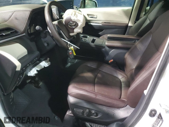 2023 Toyota Sienna Platinum with VIN 5TDESKFC9PS082542, listed as a Copart auction lot 89056995 with 24,053 mi miles and Clean Title. Bid and sale history available at DreamBid. Image 7.