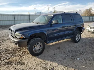 2001 Dodge Durango with VIN 1B4HS28ZX1F583720, listed as a Copart auction lot 82200974 with 197,799 mi miles and Salvage Title. Bid and sale history available at carsss.com. Image 1.