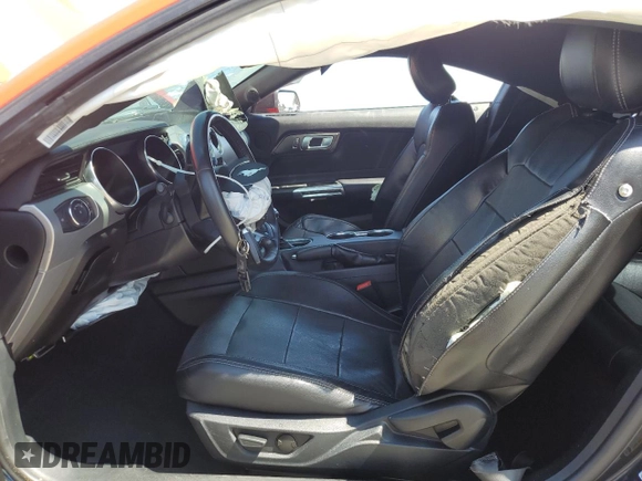 2022 Ford Mustang GT with VIN 1FA6P8CF3N5110299, listed as a Copart auction lot 56389905 with 34,342 mi miles and Salvage title. Bid and sale history available at DreamBid. Image 7.
