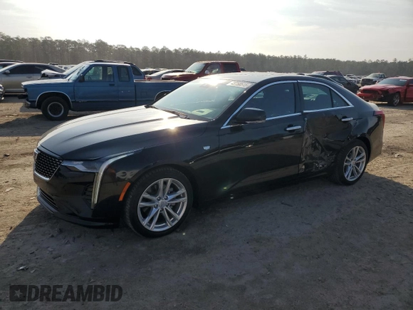 2021 Cadillac CT4 Luxury z VIN 1G6DJ5RK9M0114572, wystawiony jako Copart lot #43758515 z przebiegiem 47 072 mil mil oraz Tytuł czysty. Historia ofert i sprzedaży dostępna na DreamBid. Obrazek 1.