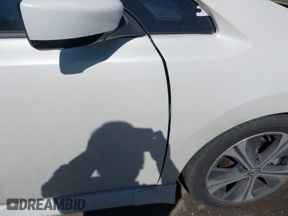 2021 Nissan LEAF SV with VIN 1N4AZ1CV8MC556168, listed as a IAAI auction lot 41758095 with 16,631 mi miles and . Bid and sale history available at DreamBid. Image 21.