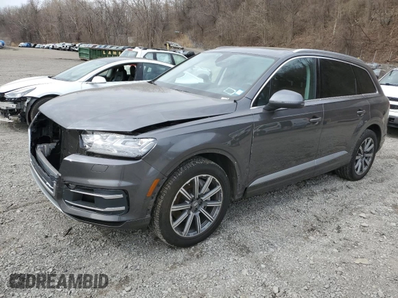 2019 Audi Q7 Premium Plus with VIN WA1LAAF79KD040152, listed as a Copart auction lot 52009345 with 38,961 mi miles and Salvage Title. Bid and sale history available at carsss.com. Image 1.