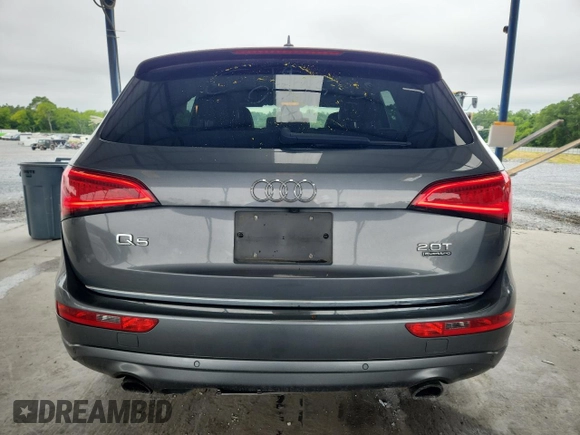2016 Audi Q5 Premium Plus with VIN WA1L2AFP4GA083500, listed as a Copart auction lot 58299895 with 94,001 mi miles and Salvage title. Bid and sale history available at DreamBid. Image 6.