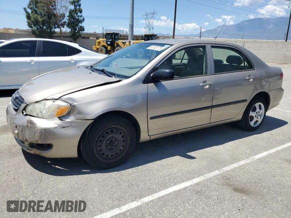 2005 Toyota Corolla CE with VIN 1NXBR32E65Z435061, listed as a Copart auction lot 55148175 with 58,673 mi miles and Salvage Title. Bid and sale history available at DreamBid. Image 1.
