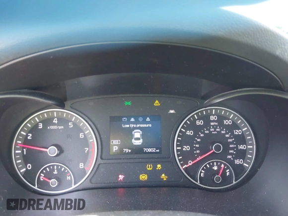 2019 Kia Optima LX with VIN 5XXGT4L3XKG355357, listed as a IAAI auction lot 41835587 with 70,802 mi miles. Bid and sale history available at carsss.com. Image 7.