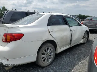2010 Toyota Corolla with VIN 2T1BU4EE5AC236871, listed as a Copart auction lot 58350175 with Not provided miles and Salvage title. Bid and sale history available at DreamBid. Image 3.