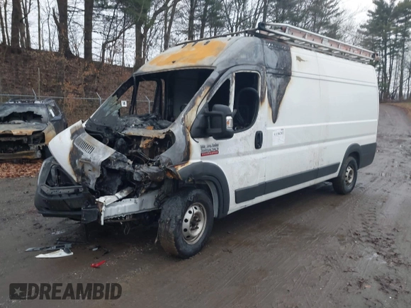 2014 Ram ProMaster Cargo with VIN 3C6URVJG4EE123550, listed as a IAAI auction lot 41184203 with 90,000 mi miles. Bid and sale history available at carsss.com. Image 2.