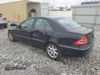 2003 Mercedes-Benz C 240 with VIN WDBRF61J03A443486, listed as a Copart auction lot 43896805 with 62,931 mi miles and Salvage Title. Bid and sale history available at carsss.com. Image 2.