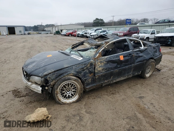 2000 BMW 3 Series 323Ci with VIN WBABM3341YJN64191, listed as a Copart auction lot 84349944 with Not Provided miles and Salvage Title. Bid and sale history available at DreamBid. Image 1.