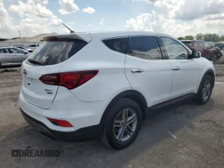 2018 Hyundai Santa Fe 2.4L with VIN 5XYZTDLBXJG571865, listed as a Copart auction lot 62103705 with 190,269 mi miles and Clean title. Bid and sale history available at DreamBid. Image 3.