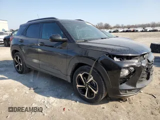 2021 Chevrolet TrailBlazer RS with VIN KL79MTSL6MB035735, listed as a Copart auction lot 48137355 with 78,098 mi miles and Salvage Title. Bid and sale history available at carsss.com. Image 4.