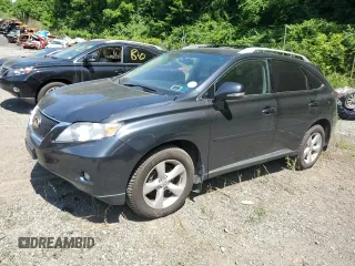2010 Lexus RX 350 with VIN 2T2BK1BA1AC078529, listed as a Copart auction lot 61037725 with 121,871 mi miles and Salvage title. Bid and sale history available at DreamBid. Image 1.