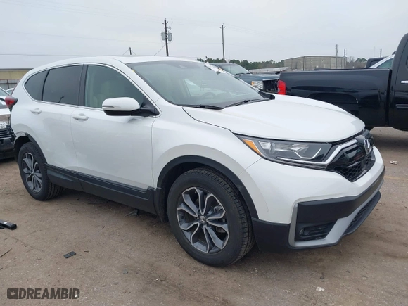 2022 Honda CR-V EX-L with VIN 7FARW1H87NE014142, listed as a IAAI auction lot 41579387 with 22,355 mi miles. Bid and sale history available at carsss.com. Image 1.