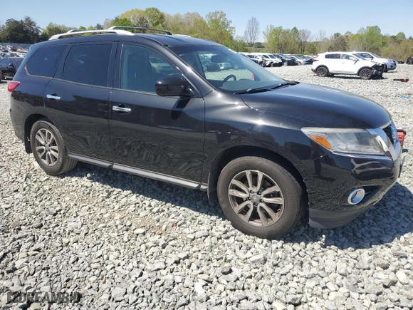 2015 Nissan Pathfinder SV with VIN 5N1AR2MM2FC644301, listed as a Copart auction lot 52387455 with 163,450 mi miles and Clean Title. Bid and sale history available at carsss.com. Image 4.