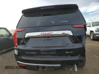 2024 GMC Yukon SLT with VIN 1GKS2BKD7RR231280, listed as a Copart auction lot 86799994 with 5,476 mi miles and Salvage Title. Bid and sale history available at carsss.com. Image 6.