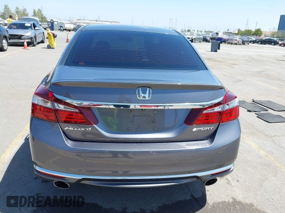 2016 Honda Accord Sport with VIN 1HGCR2F58GA074001, listed as a IAAI auction lot 42473844 with 105,311 mi miles and . Bid and sale history available at DreamBid. Image 16.