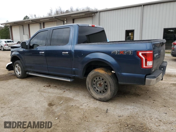 2017 Ford F-150 XL with VIN 1FTEW1EF4HFB05530, listed as a Copart auction lot 48358505 with 152,946 mi miles and Salvage Title. Bid and sale history available at carsss.com. Image 2.