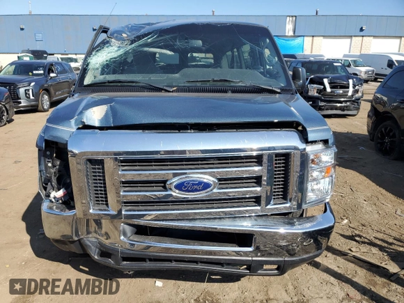 2014 Ford Econoline Wagon XL with VIN 1FMNE1BL3EDA39911, listed as a Copart auction lot 76034434 with 34,786 mi miles and Clean Title. Bid and sale history available at carsss.com. Image 5.