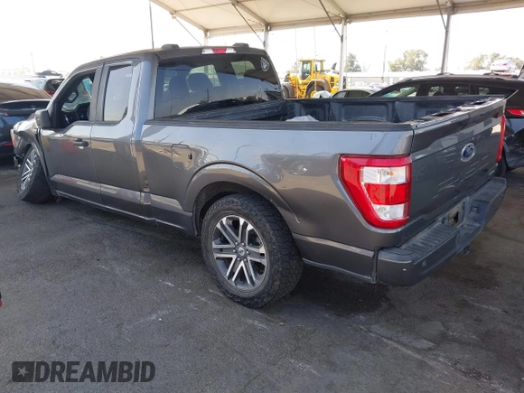 2021 Ford F-150 XL with VIN 1FTEX1CP5MFA52842, listed as a IAAI auction lot 42520858 with 107,873 mi miles and . Bid and sale history available at DreamBid. Image 3.