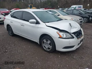 2014 Nissan Sentra SV with VIN 3N1AB7APXEL608866, listed as a IAAI auction lot 41557136 with 119,415 mi miles and . Bid and sale history available at DreamBid. Image 1.