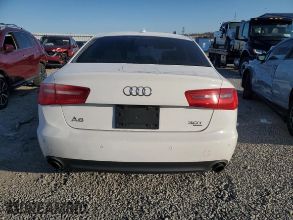2012 Audi A6 3.0T Premium Plus with VIN WAUGGAFC8CN054409, listed as a Copart auction lot 42259365 with 165,115 mi miles and Salvage Title. Bid and sale history available at carsss.com. Image 6.