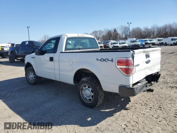 2013 Ford F-150 XL with VIN 1FTMF1EM6DFC81676, listed as a Copart auction lot 44700115 with 105,548 mi miles and Salvage Title. Bid and sale history available at carsss.com. Image 2.
