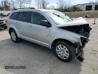 2014 Dodge Journey SE with VIN 3C4PDCAB3ET185143, listed as a Copart auction lot 49794775 with Not Provided miles and Salvage Title. Bid and sale history available at carsss.com. Image 4.