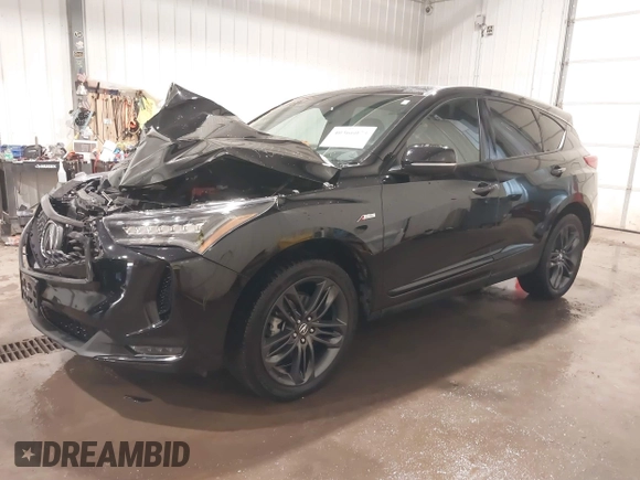 2022 Acura RDX w/A-Spec Package with VIN 5J8TC2H62NL011985, listed as a IAAI auction lot 40366073 with 41,675 mi miles. Bid and sale history available at carsss.com. Image 17.