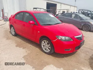 2007 Mazda Mazda3 i Sport with VIN JM1BK32FX71693508, listed as a IAAI auction lot 41934556 with 162,520 mi miles. Bid and sale history available at carsss.com. Image 1.