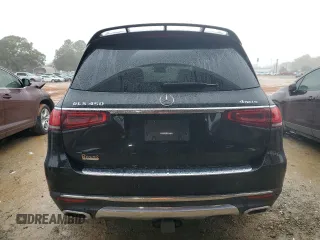 2021 Mercedes-Benz GLS 450 with VIN 4JGFF5KE0MA360668, listed as a Copart auction lot 81257914 with 33,939 mi miles and Salvage Title. Bid and sale history available at DreamBid. Image 6.