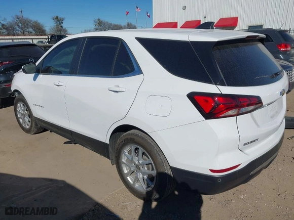 2024 Chevrolet Equinox LT with VIN 3GNAXKEG3RL345399, listed as a IAAI auction lot 41263632 with 51,139 mi miles. Bid and sale history available at carsss.com. Image 3.