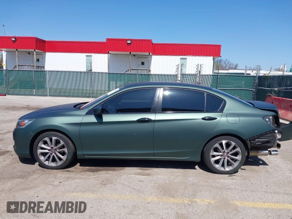 2014 Honda Accord Sport with VIN 1HGCR2F57EA091403, listed as a IAAI auction lot 41919375 with 170,743 mi miles and . Bid and sale history available at DreamBid. Image 15.