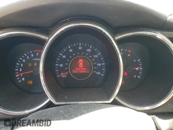 2012 Kia Optima EX with VIN 5XXGN4A79CG018017, listed as a Copart auction lot 49992515 with 132,831 mi miles and Salvage Title. Bid and sale history available at DreamBid. Image 9.