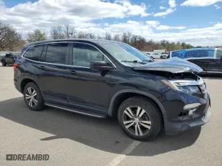 2018 Honda Pilot EX-L with VIN 5FNYF5H50JB023926, listed as a Copart auction lot 53057945 with 57,851 mi miles and Salvage Title. Bid and sale history available at carsss.com. Image 4.