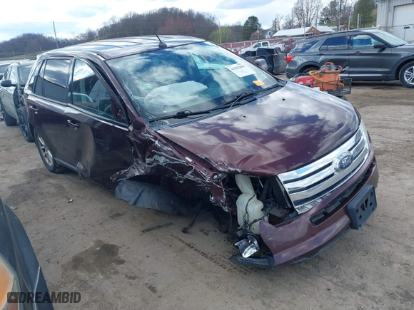 2010 Ford Edge SEL with VIN 2FMDK4JC3ABA11436, listed as a IAAI auction lot 41845809 with 185,367 mi miles. Bid and sale history available at carsss.com. Image 1.