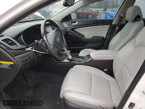 2014 Kia Cadenza Premium with VIN KNALN4D75E5156300, listed as a Copart auction lot 87351784 with 122,570 mi miles and Salvage Title. Bid and sale history available at carsss.com. Image 7.