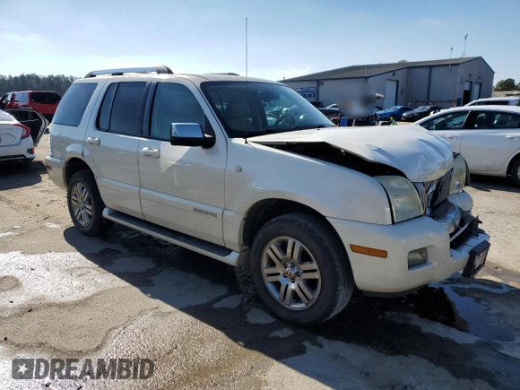 2008 Mercury Mountaineer Premier with VIN 4M2EU388X8UJ09585, listed as a Copart auction lot 87661155 with 162,918 mi miles and Salvage Title. Bid and sale history available at carsss.com. Image 4.
