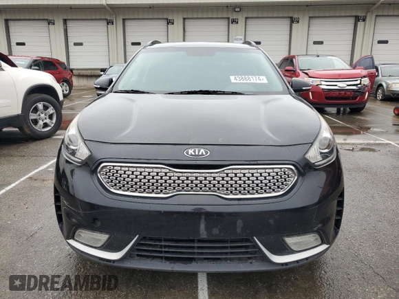 2017 Kia Niro Touring Launch Edition with VIN KNDCC3LC1H5050335, listed as a Copart auction lot 43888174 with 204,011 mi miles and Clean Title. Bid and sale history available at carsss.com. Image 5.
