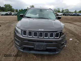 2018 Jeep Compass Sport с VIN 3C4NJDABXJT320991, выставлен на аукционе Copart как лот 58639125 с пробегом Не указан миль и Списание • Salvage title. История ставок и продаж доступна на DreamBid. Изображение 5.