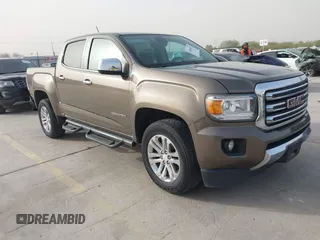 2016 GMC Canyon 2WD SLT with VIN 1GTG5DE38G1271225, listed as a IAAI auction lot 41801681 with 209,454 mi miles. Bid and sale history available at carsss.com. Image 1.