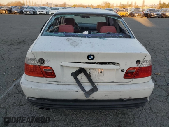 2001 BMW 3 Series 330Ci with VIN WBABN53451JU36194, listed as a Copart auction lot 42038005 with 159,293 mi miles and Salvage Title. Bid and sale history available at carsss.com. Image 6.