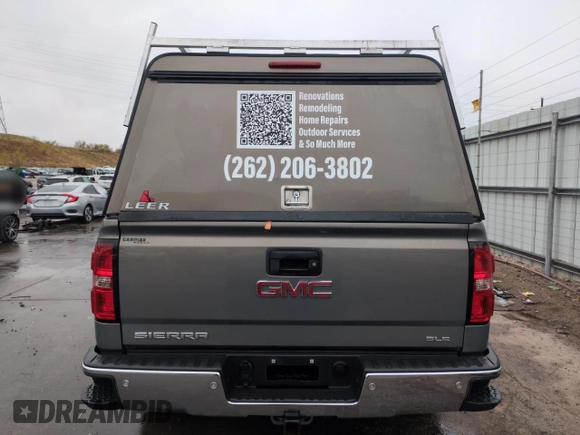2017 GMC Sierra 1500 SLE z VIN 1GTV2MEC5HZ177175, wystawiony jako Copart lot #53640195 z przebiegiem 100 252 mil mil oraz Szkoda całkowita • Salvage title. Historia ofert i sprzedaży dostępna na DreamBid. Obrazek 6.
