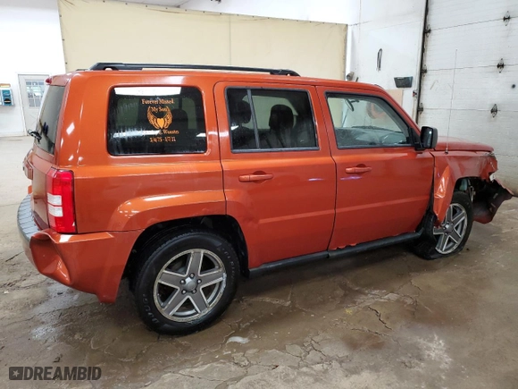 2010 Jeep Patriot Sport with VIN 1J4NF2GBXAD523005, listed as a Copart auction lot 64649124 with 179,478 mi miles and Clean Title. Bid and sale history available at carsss.com. Image 3.