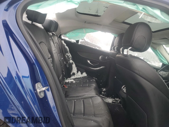 2020 Mercedes-Benz C 300 with VIN W1KWF8EB6LR589501, listed as a Copart auction lot 44657325 with 45,383 mi miles and Salvage Title. Bid and sale history available at DreamBid. Image 11.