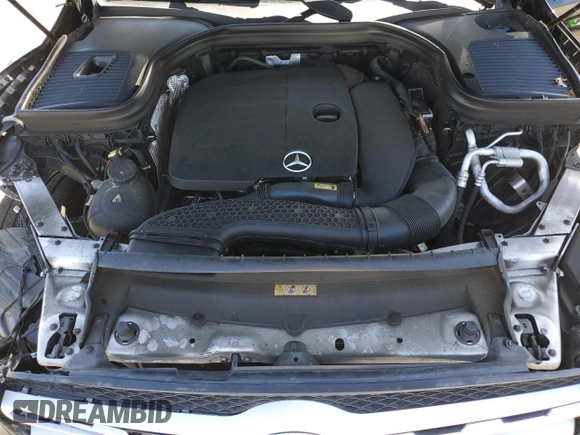 2020 Mercedes-Benz GLC 300 with VIN W1N0G8DB2LF865701, listed as a Copart auction lot 57862225 with 51,074 mi miles and Salvage title. Bid and sale history available at DreamBid. Image 12.