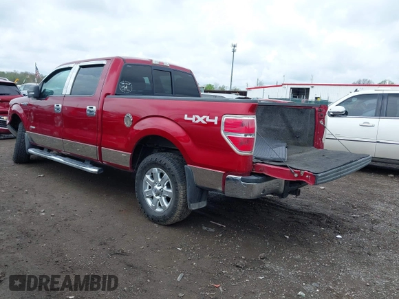 2013 Ford F-150 XL with VIN 1FTFW1ET2DFA12882, listed as a IAAI auction lot 42035873 with 189,070 mi miles and . Bid and sale history available at carsss.com. Image 3.