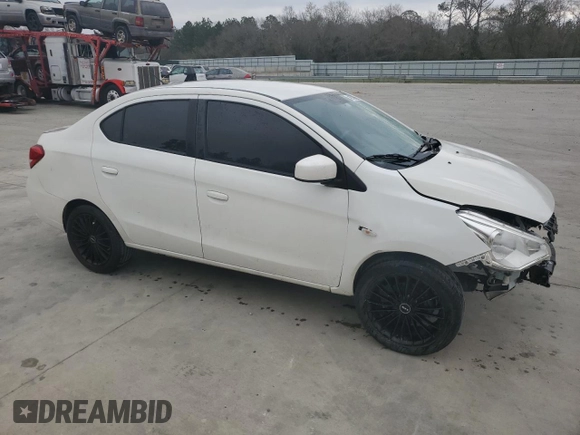 2017 Mitsubishi Mirage G4 ES with VIN ML32F3FJ2HHF09664, listed as a Copart auction lot 49773765 with 134,596 mi miles and Salvage Title. Bid and sale history available at carsss.com. Image 4.