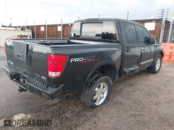 2009 Nissan Titan LE with VIN 1N6BA07CX9N318808, listed as a IAAI auction lot 42522212 with 276,410 mi miles and . Bid and sale history available at DreamBid. Image 4.