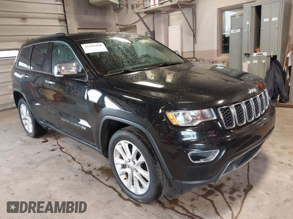 2017 Jeep Grand Cherokee Limited with VIN 1C4RJFBG0HC705568, listed as a IAAI auction lot 42299448 with 176,206 mi miles and . Bid and sale history available at DreamBid. Image 1.